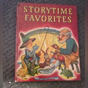 VTG Storytime Favorites Children's Book old Antique Handheld folklore